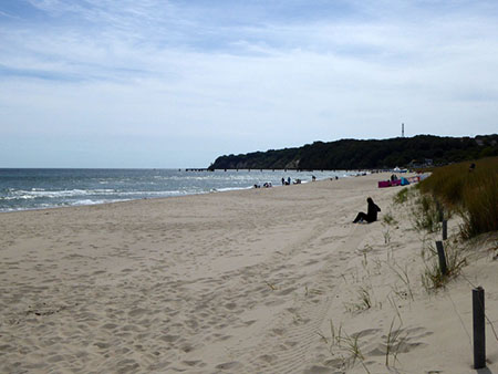 Strand Richtung Göhren