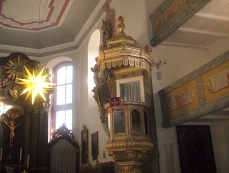 Restaurierung und Denkmalpflege: Stadtkirche Großröhrsdorf Innenansicht